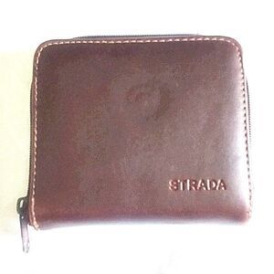 Womens NWOT STRADA RFID Brown Leather Medium Wallet